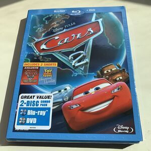 NWT - Cars + Cars 2 (Blu-ray+DVD, 2011, 2-Disc Set) *NEW SEALED* Disney Pixar